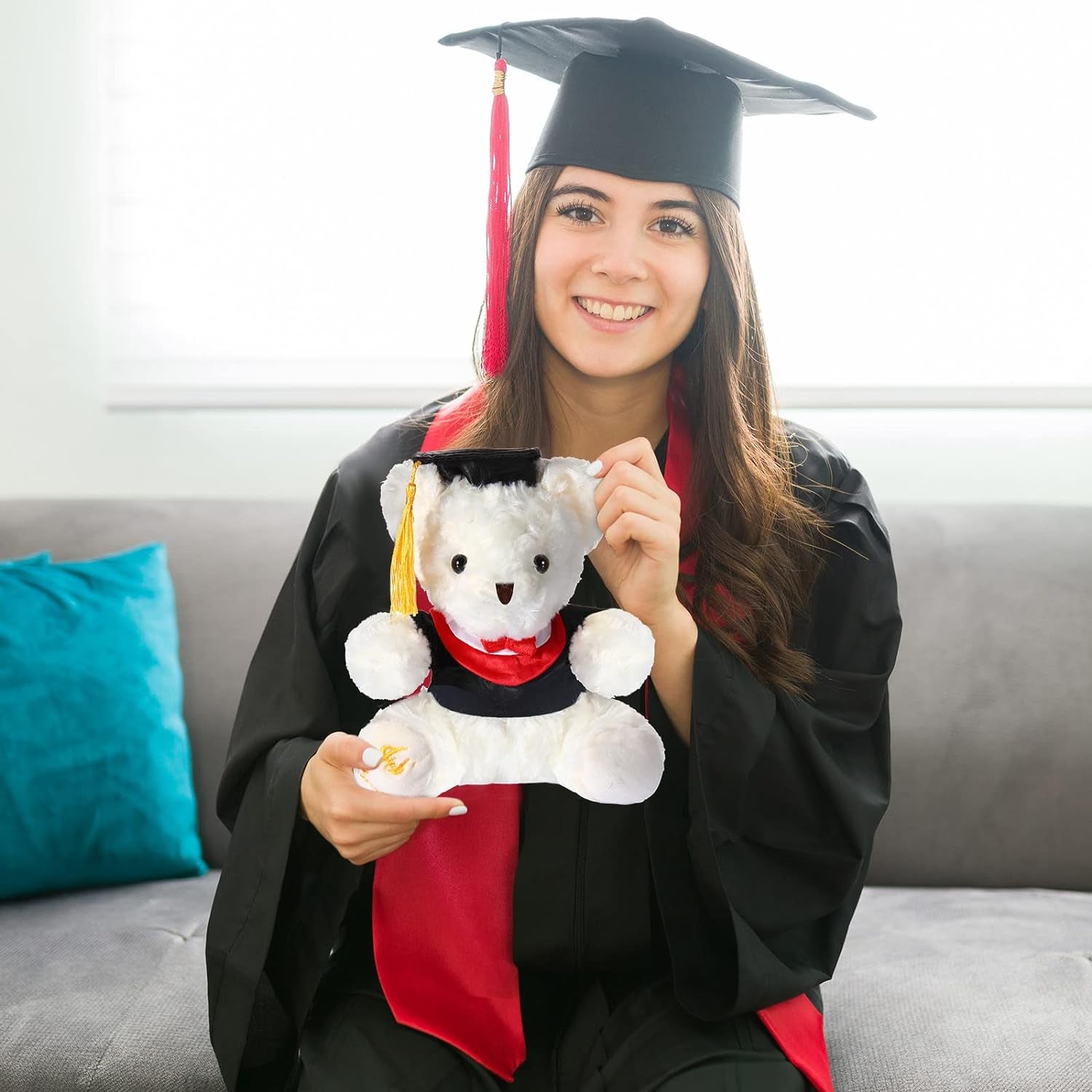 3-Piece Graduation Stuffed Bear Set - Adorable Gift