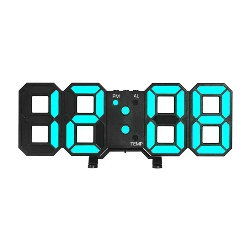 Modern LED Digital Wall Desk Clock - Stylish Home Décor