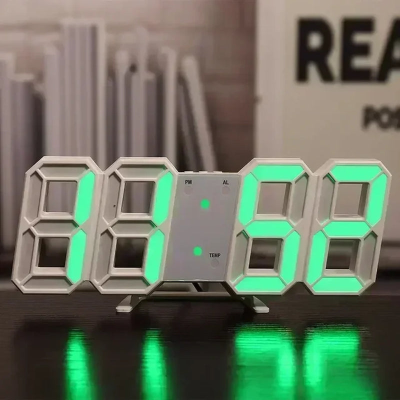 Modern LED Digital Wall Desk Clock - Stylish Home Décor