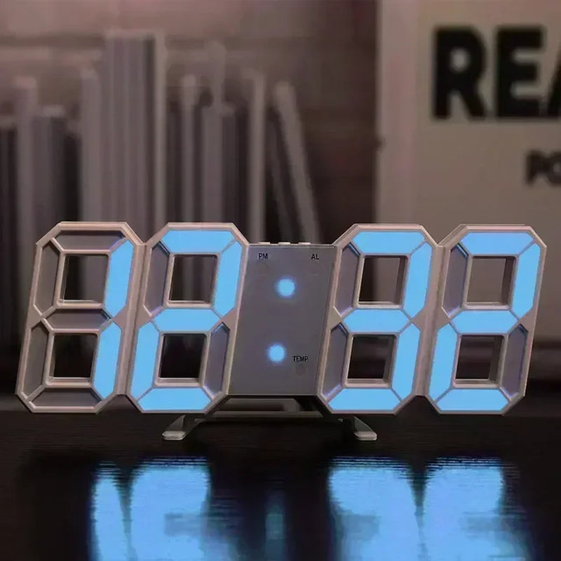 Modern LED Digital Wall Desk Clock - Stylish Home Décor