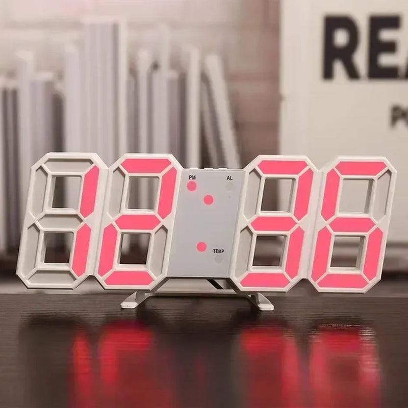 Modern LED Digital Wall Desk Clock - Stylish Home Décor