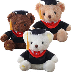 3-Piece Graduation Stuffed Bear Set - Adorable Gift