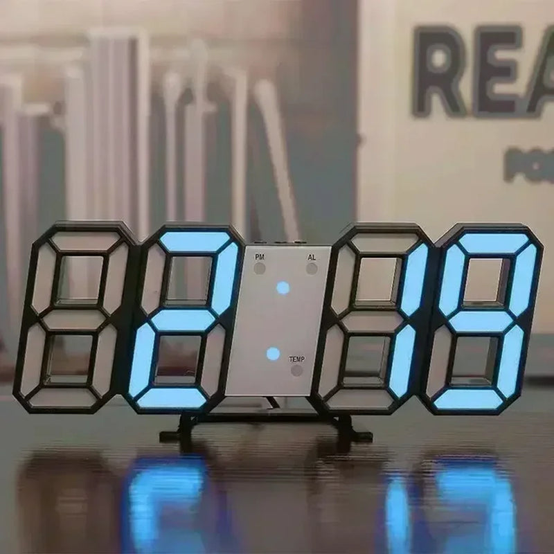 Modern LED Digital Wall Desk Clock - Stylish Home Décor