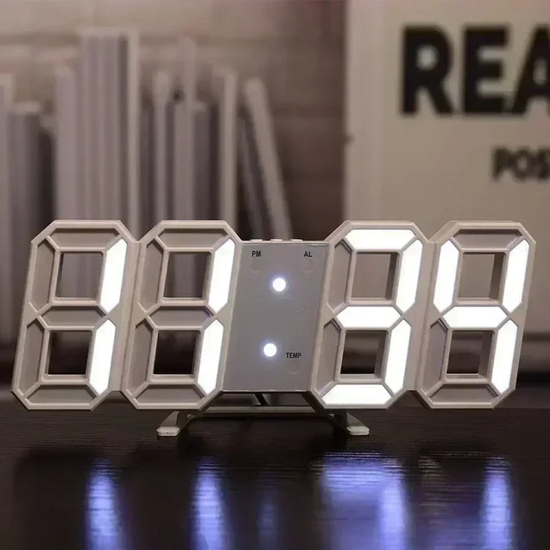 Modern LED Digital Wall Desk Clock - Stylish Home Décor