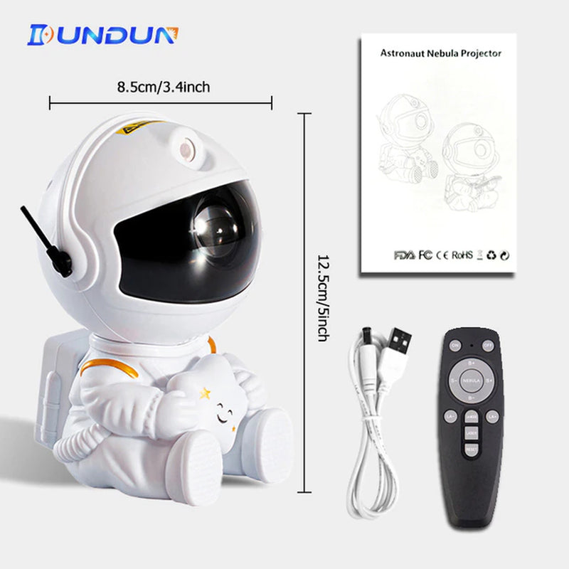 Galaxy Star Projector LED Night Light Starry Sky Astronaut Porjectors Lamp for Decoration Bedroom Home Decorative Children Gifts